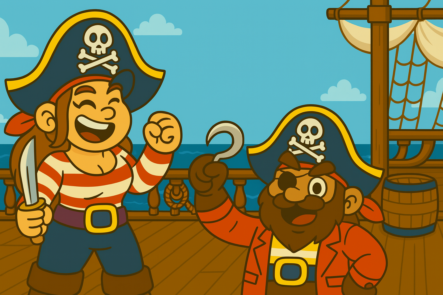 Five Pirates Adventure